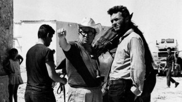 Per Un Pugno Di Dollari Clint Eastwood Sergio Leone Set