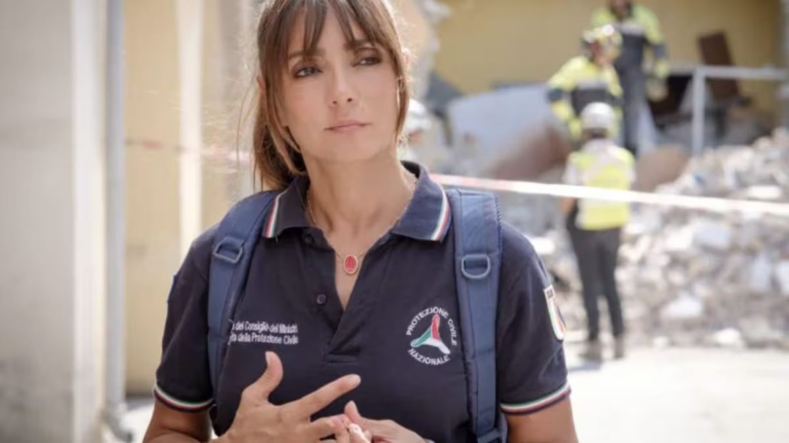 Ambra Angiolini in una scena di Sempre al tuo fianco