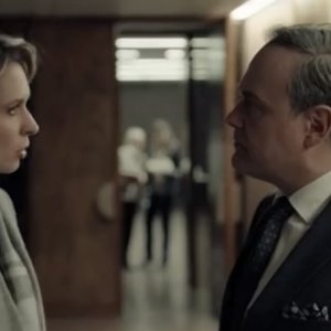 Brennero. Elena Radonicich e Giovanni Carta in una scena della serie.