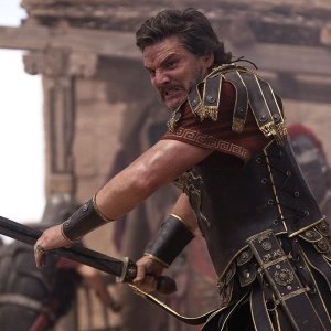 Il Gladiatore 2: la grinta di Pedro Pascal in combattimento
