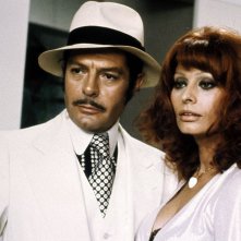 Sophia Loren e Marcello Mastroianni in una foto del film La pupa del gangster