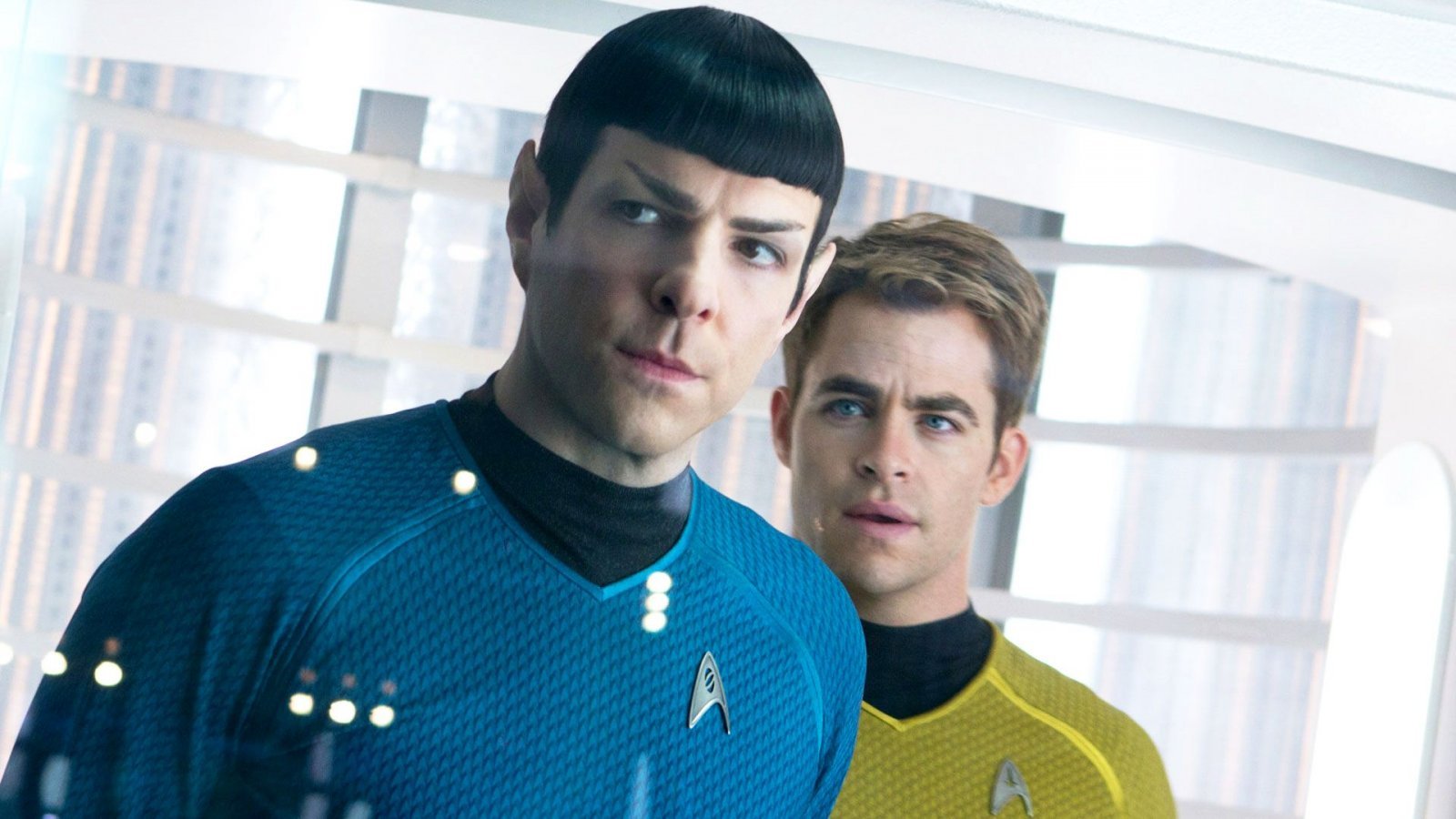 Zachary Quinto e Chris Pine in Star Trek