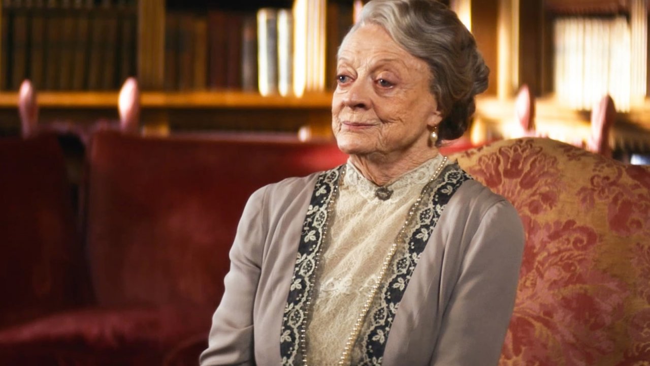 Maggie Smith in Downton Abbey.