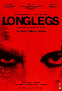 Longlegs: la locandina italiana dell'horror con Nicolas Cage