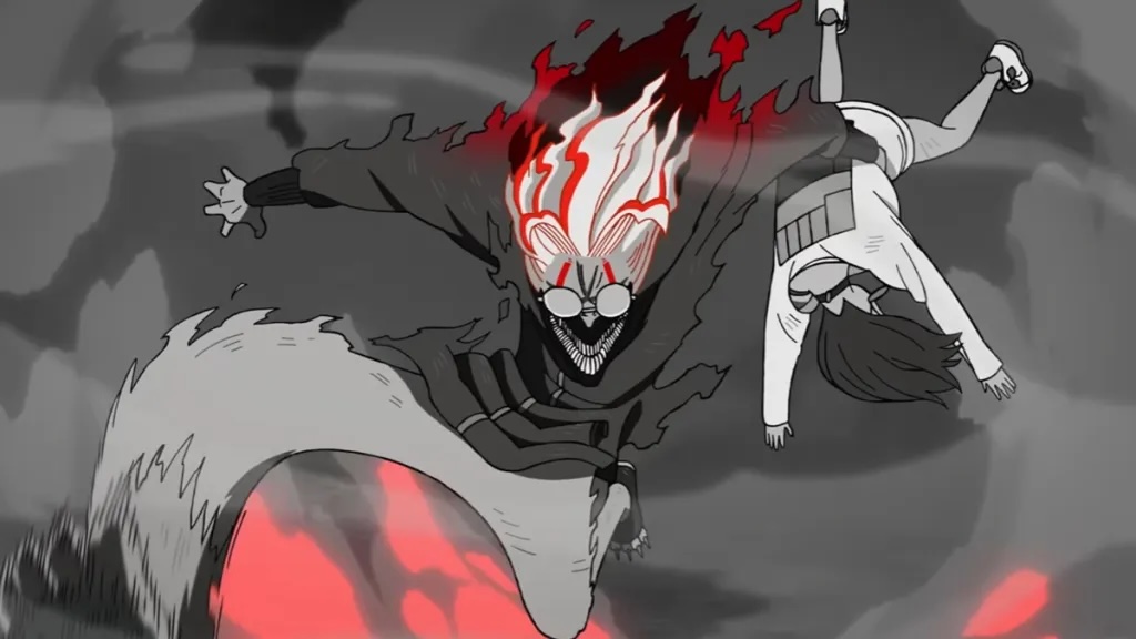 Una scena di Dandadan