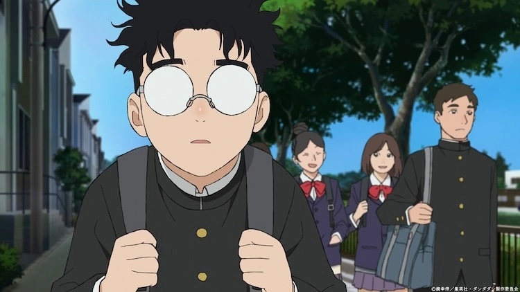 Una scena di Dandadan