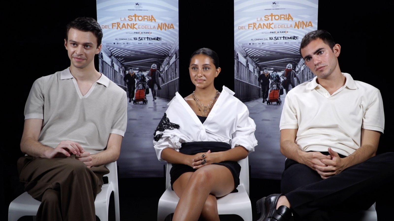 Ludovica Nasti, Samuele Teneggi, Gabriele Monti durante la nostra intervista