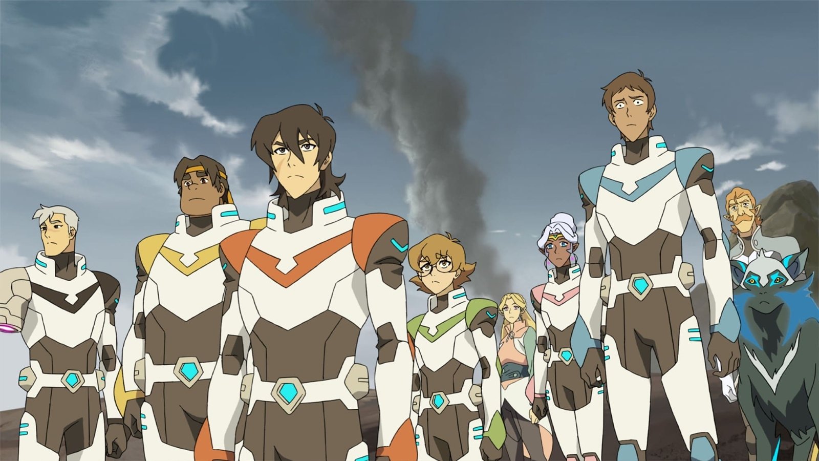 Un'immagine della serie Voltron