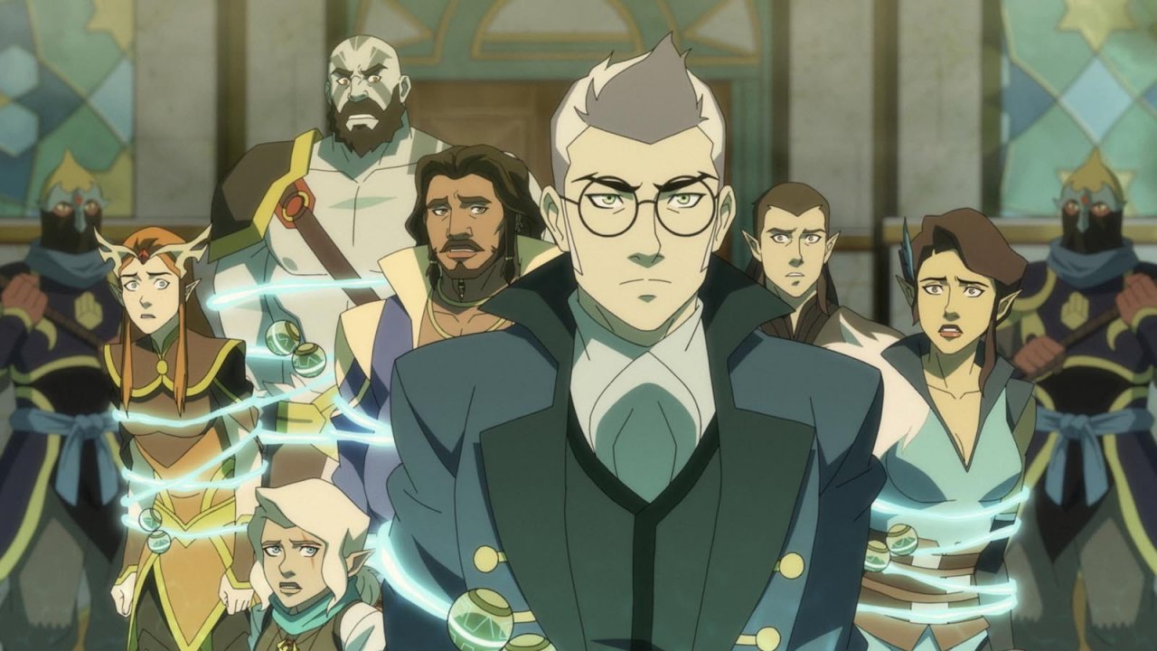 Percy in un momento della terza stagione di Vox Machina