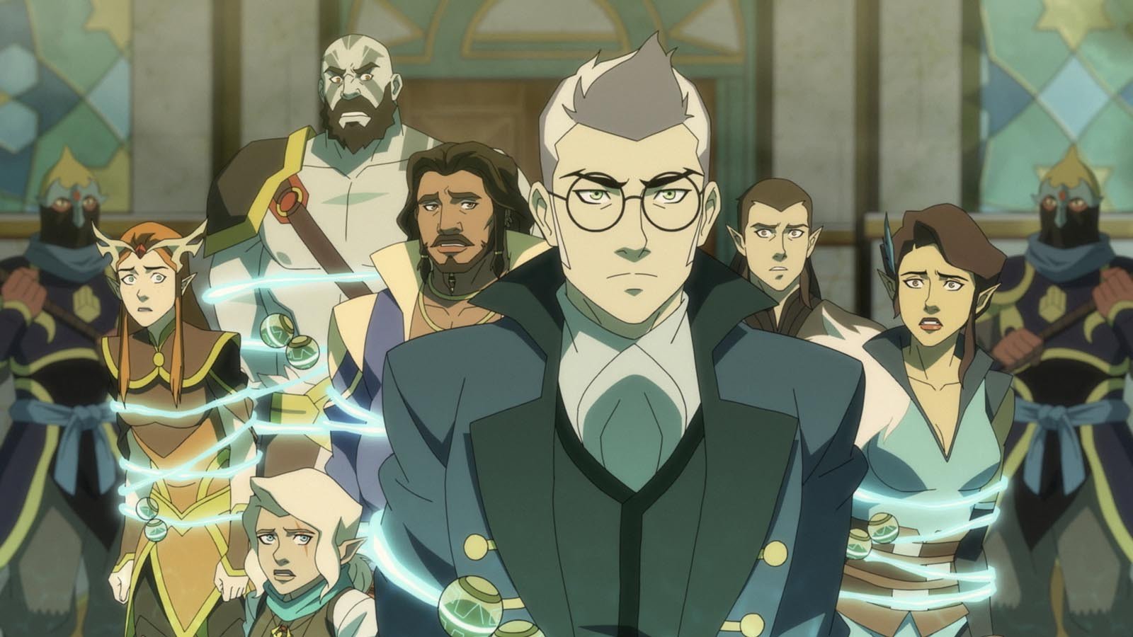Percy in un momento della terza stagione di Vox Machina