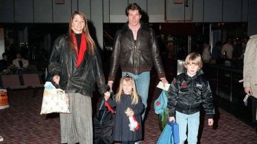 Super Man The Christopher Reeve Story Christopher Reeve Con La Famiglia