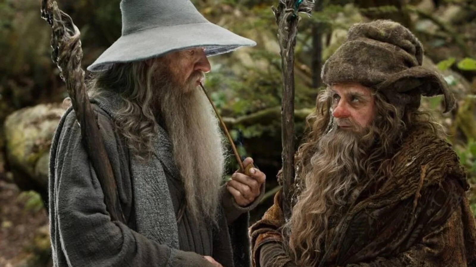 Ian McKellen nei panni di Gandalf ne Il Signore degli Anelli/Lo Hobbit