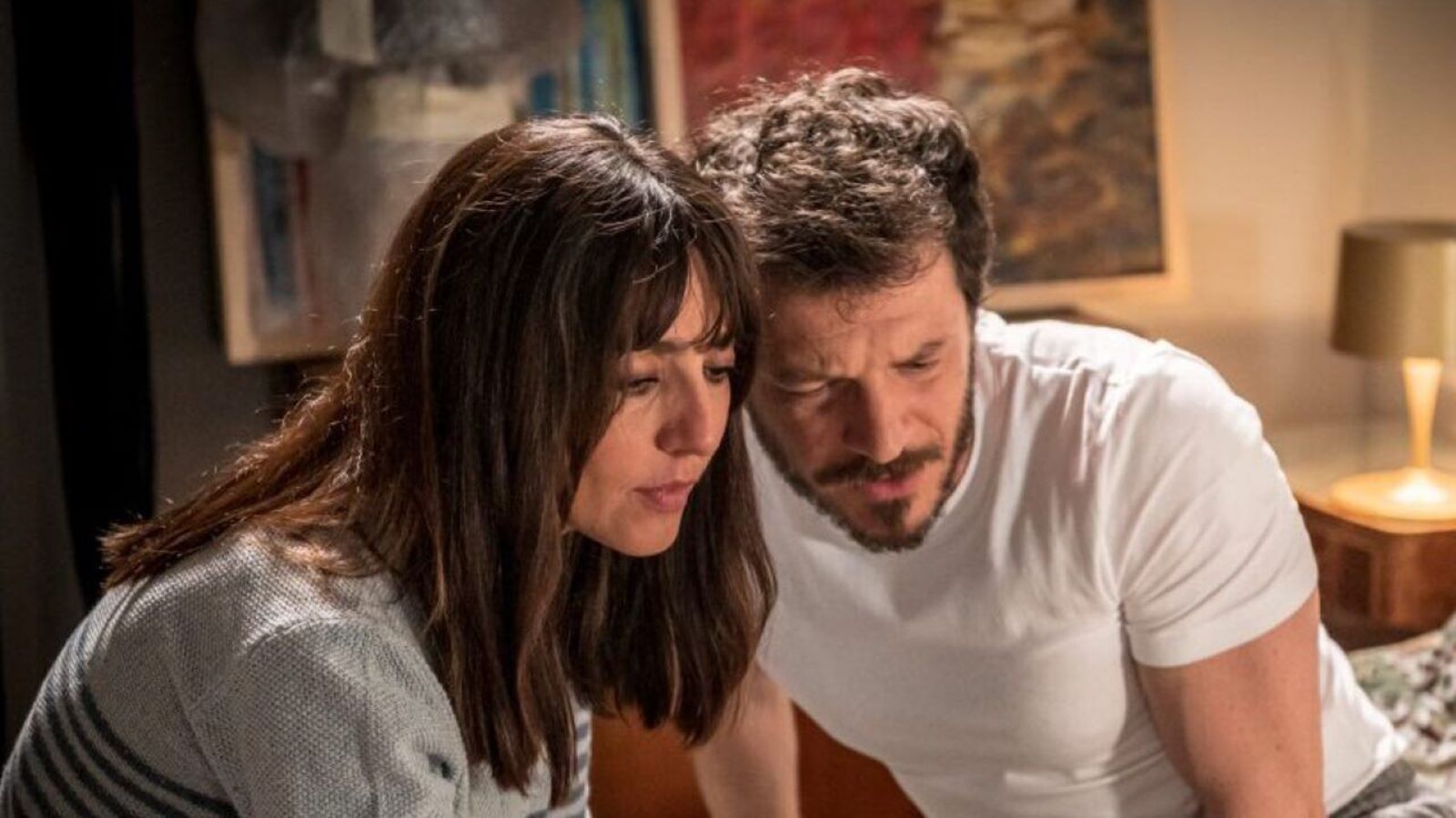 Ambra Angiolini e Andrea Bosca in una scena di Sempre al tuo fianco