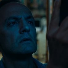 Il complottista: Fabrizio Rongione in un primo piano