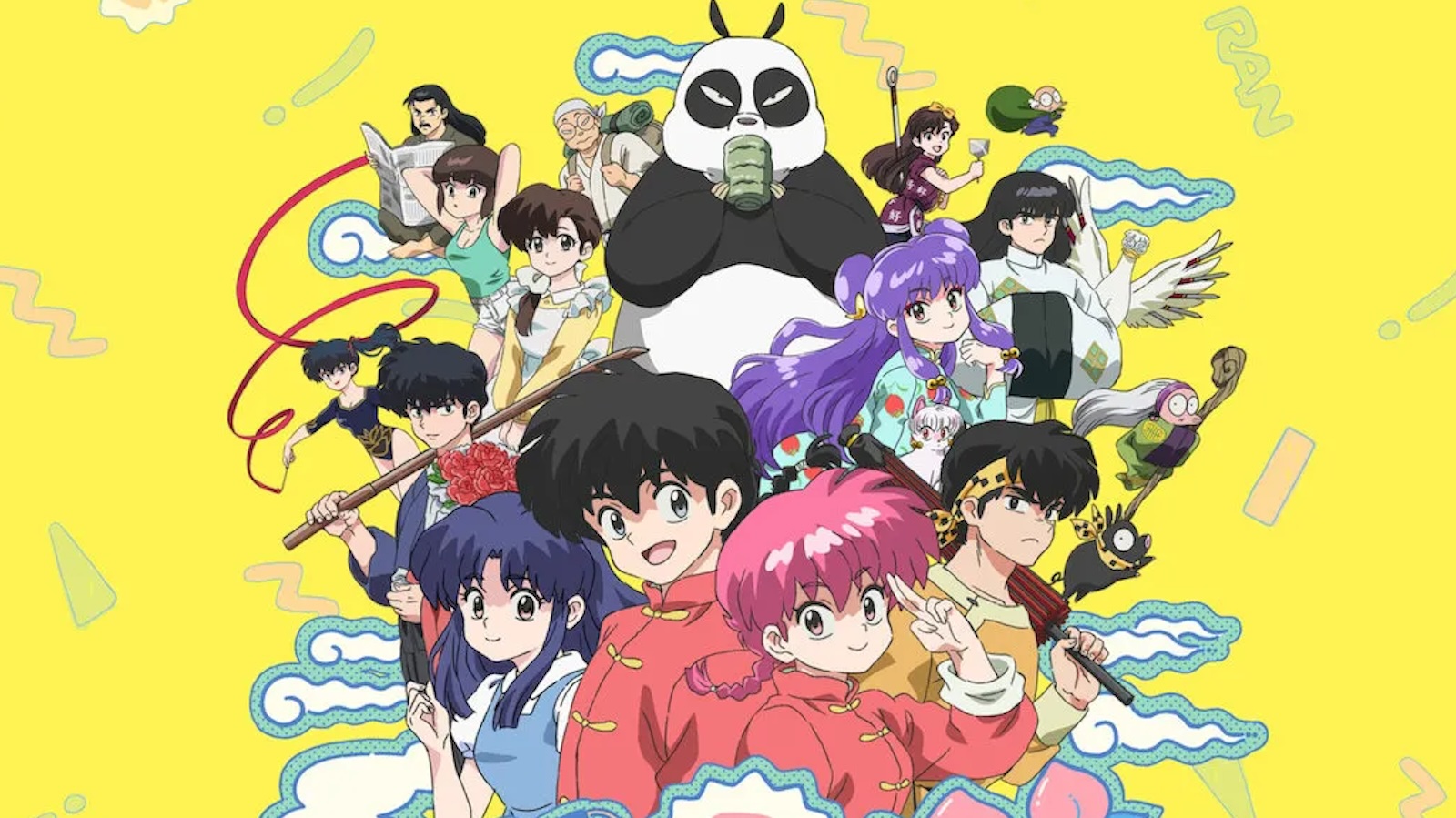 Un'immagine promozionale del nuovo Ranma 1/2.