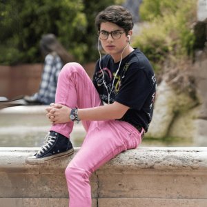 Il ragazzo dai pantaloni rosa: un frame del film