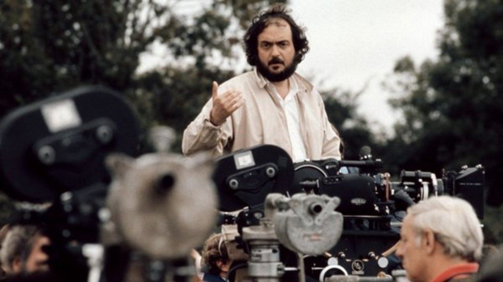 Stanley Kubrick sul set