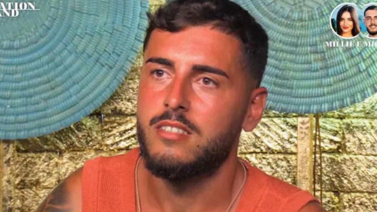 Michele nel pinnettu di Temptation Island