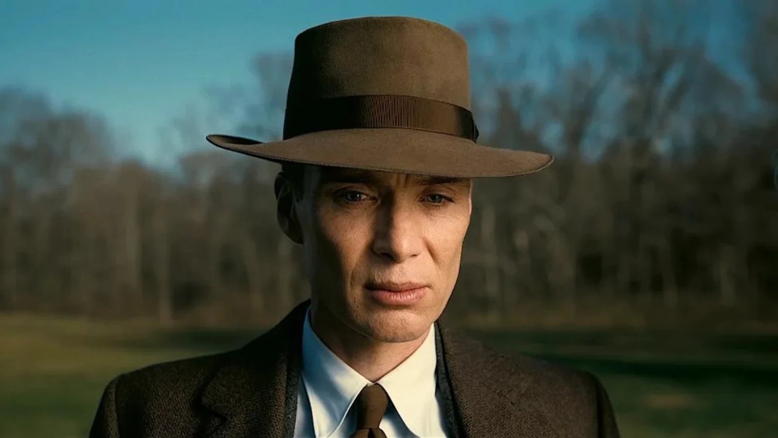 Cillian Murphy in una scena di Oppenheimer.