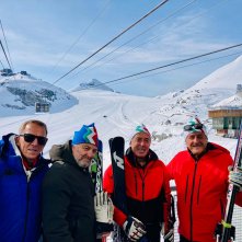 La valanga azzurra: Gustavo Theoni, Giovanni Veronesi, Paolo De Chiesa e Piero Gros