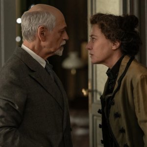 Eterno visionario: Fabrizio Bentivoglio, Valeria Bruni Tedeschi in una scena