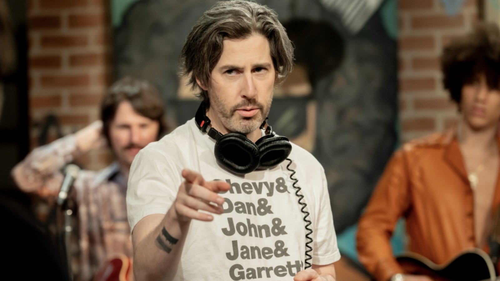 Jason Reitman sul set di Saturday Night