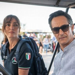 Ambra Angiolini e Peppino Mazzotta