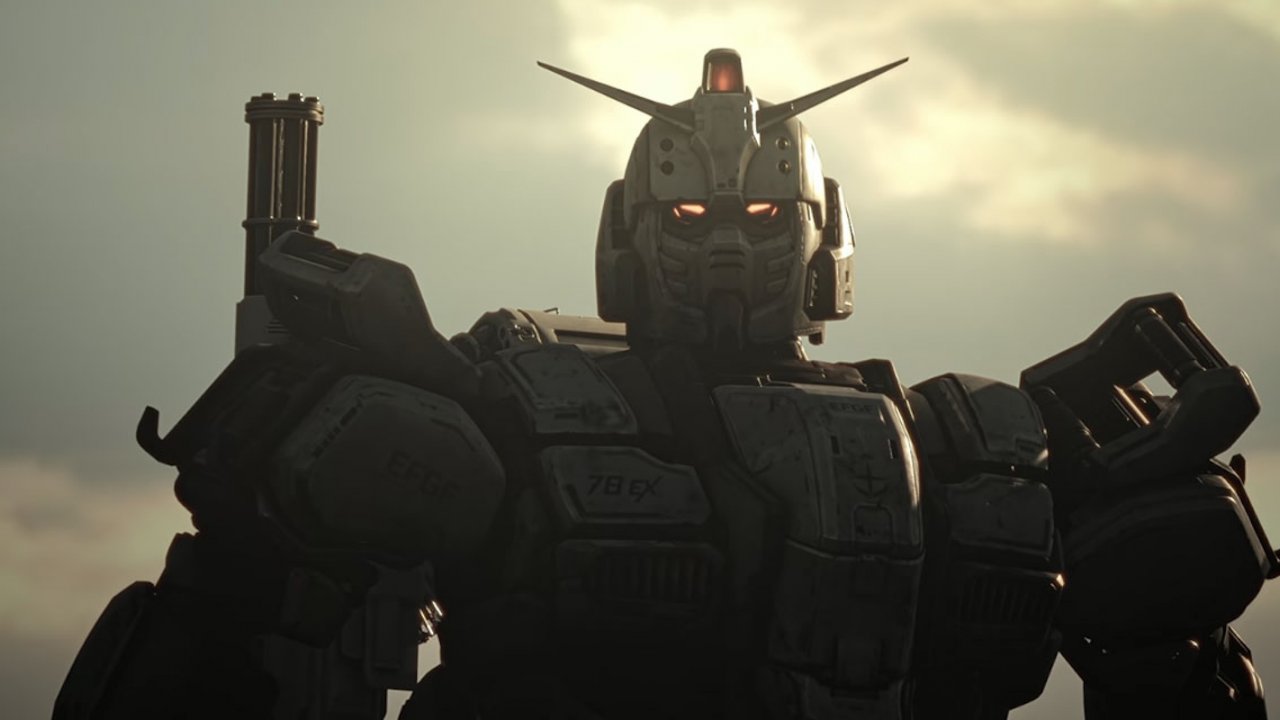 Il Gundam in una scena della serie