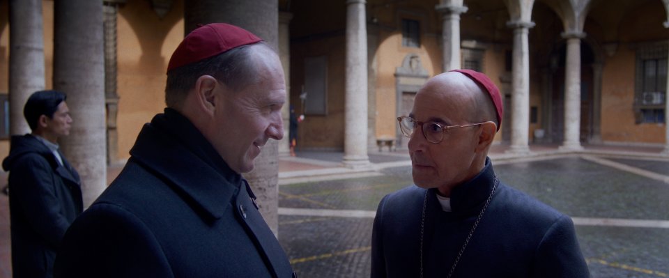 Conclave Stanley Tucci Ralph Fiennes