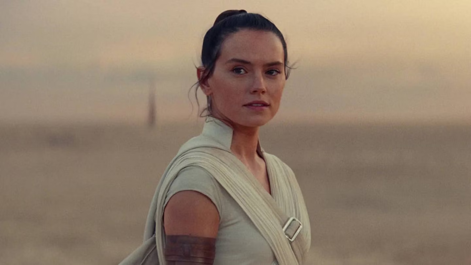 Una foto di Daisy Ridley nella saga di Star Wars