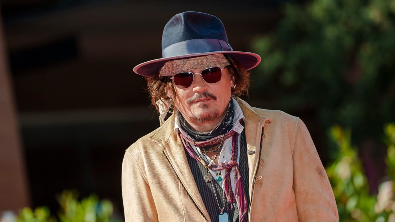 Johnny Depp a Roma 2024
