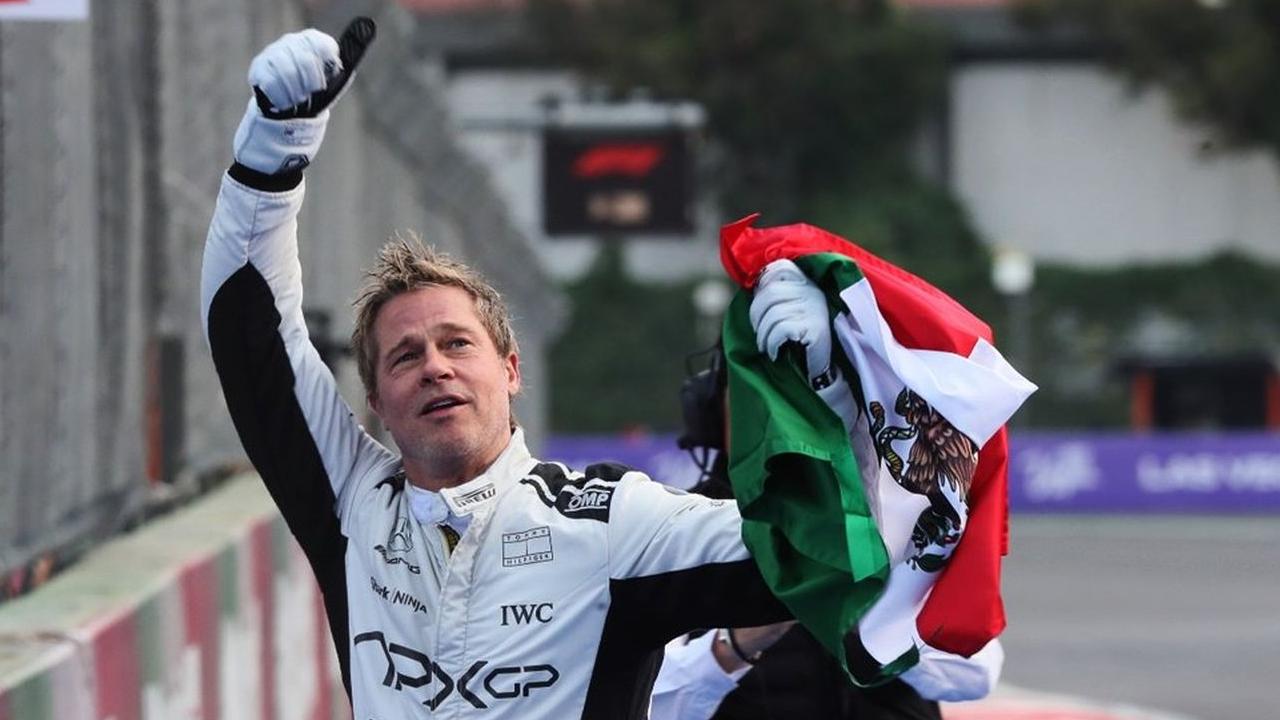 Brad Pitt al Gran Premio del Messico
