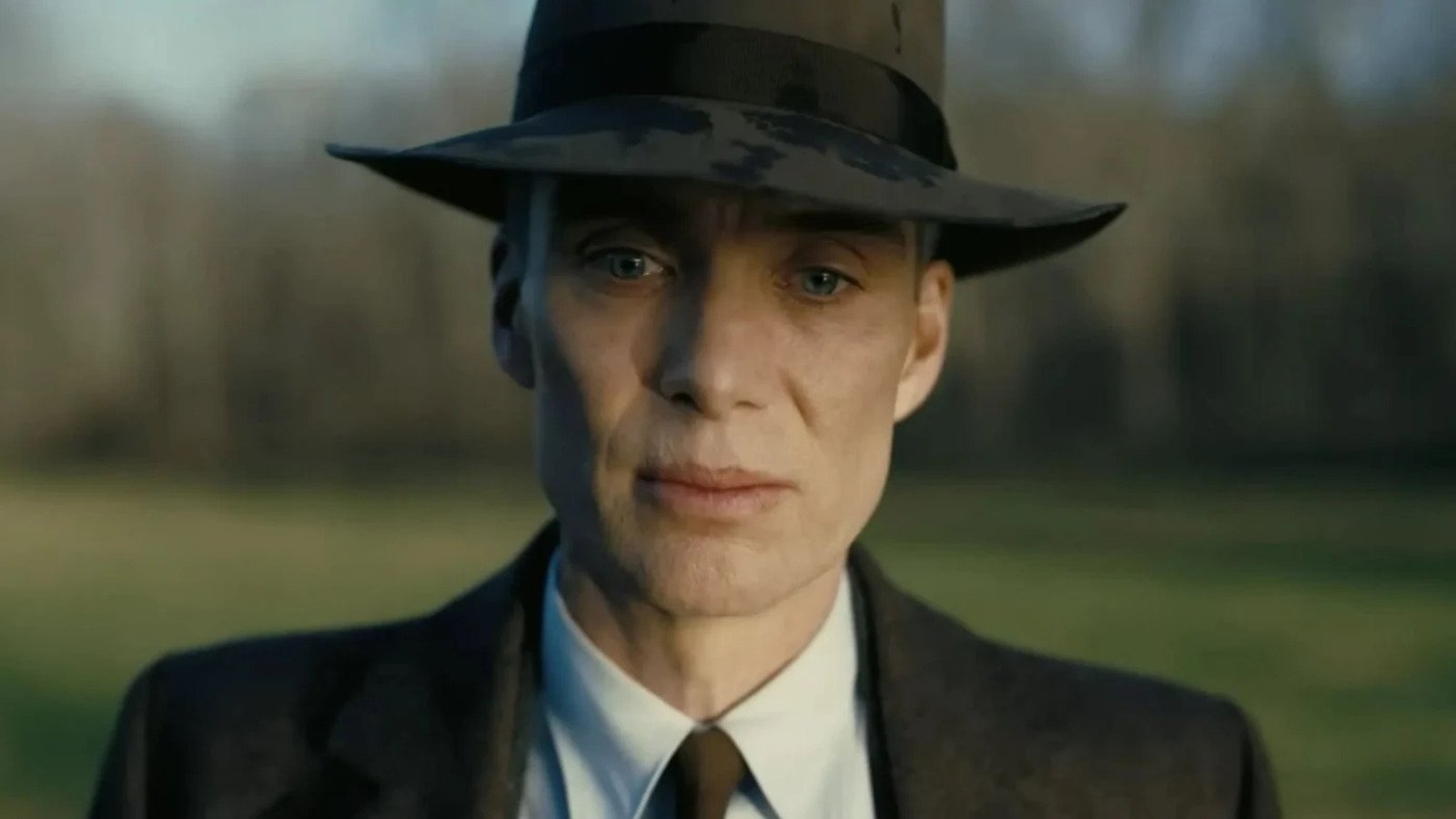 Cillian Murphy in una scena di Oppenheimer.