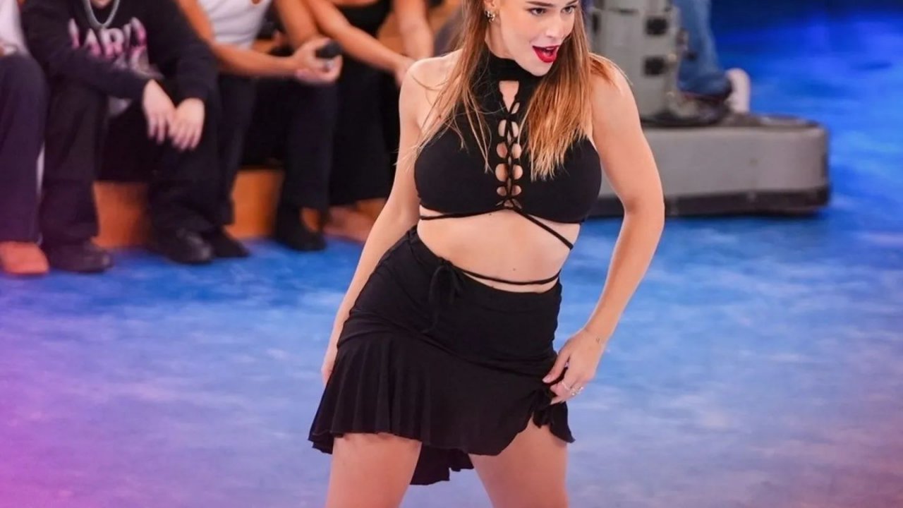 Alessia durante il pomeridiano di Amici 24