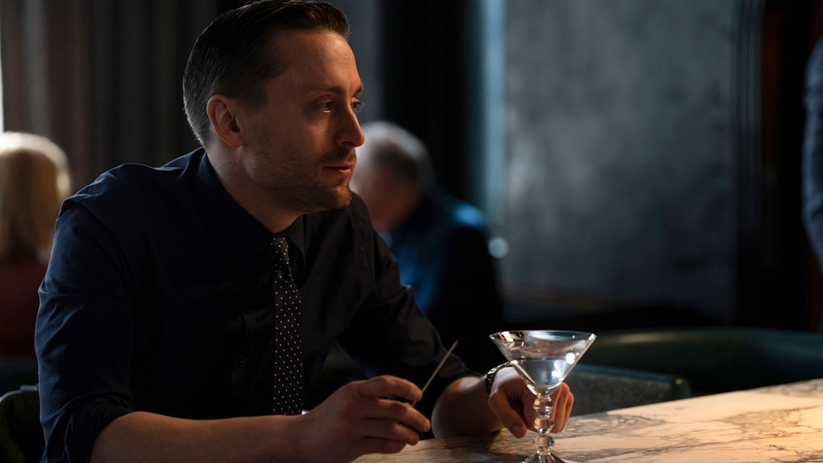 Kieran Culkin nella serie Succession