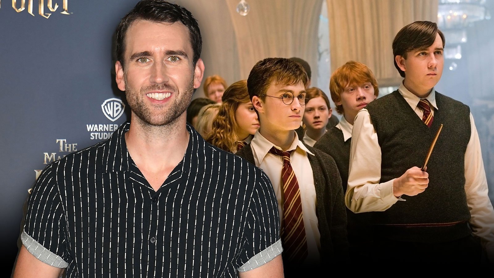 Matthew Lewis e una scena da Harry Potter e l'Ordine della Fenice