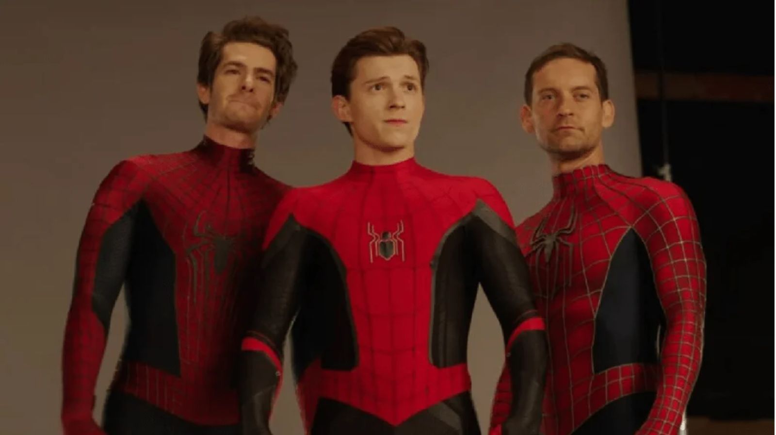 Tobey Maguire, Andrew Garfield e Tom Holland nei panni di Spider-Man