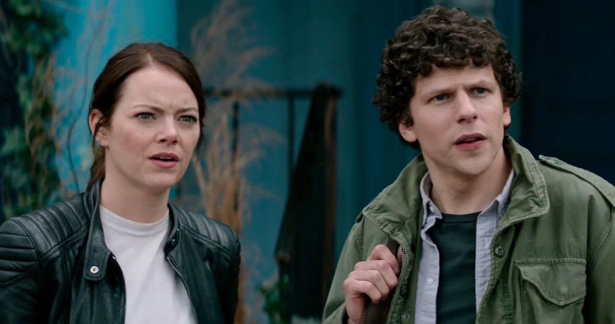 Zombieland, Jesse Eisenberg: "Emma Stone mi ha riempito di insulti durante l