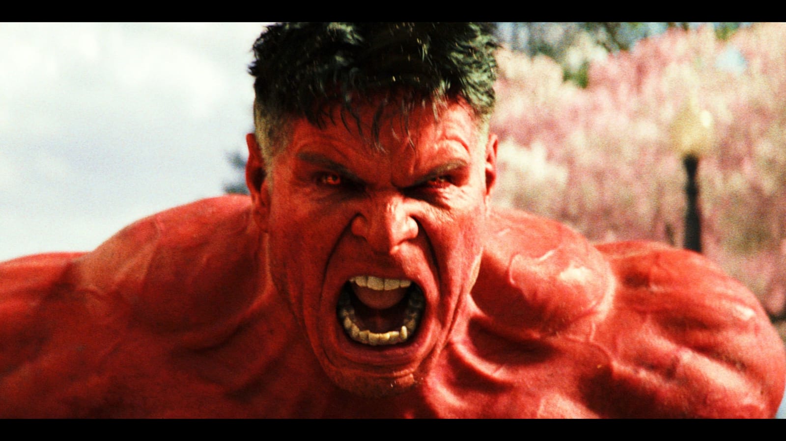 Red Hulk in una scena di Captain America: Brave New World