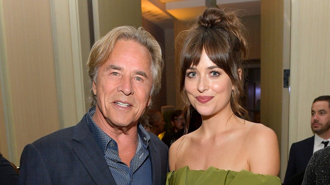 Dakota e Don Johnson insieme ad un evento