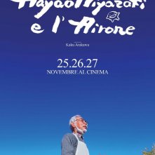Locandina di Hayao Miyazaki e l'airone