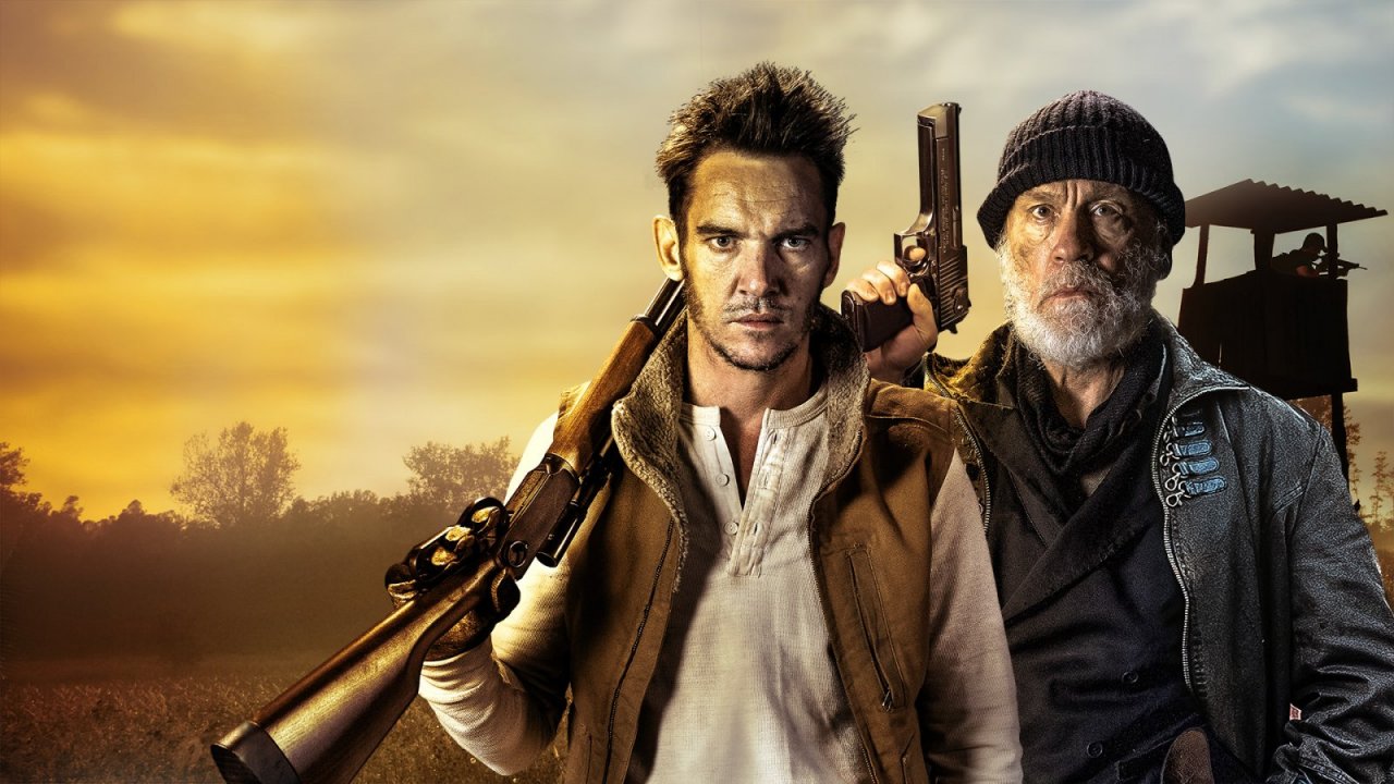 I due protagonisti di The Survivalist