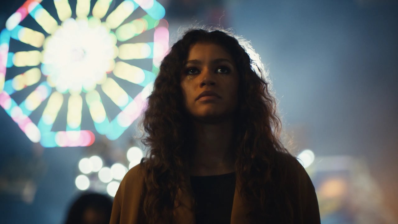 Zendaya nella serie Euphoria