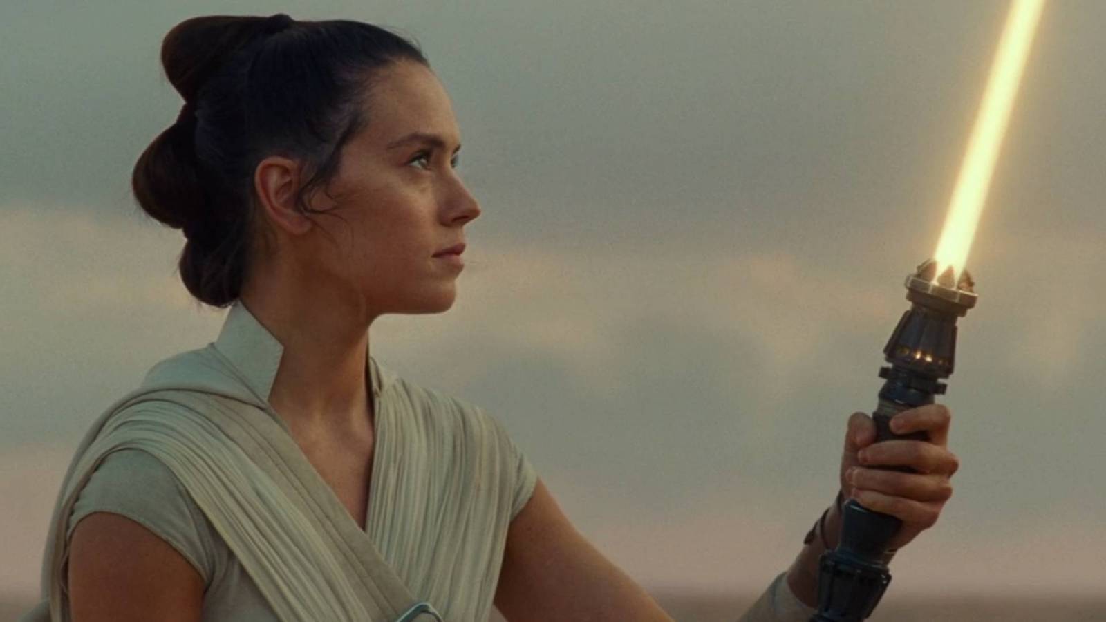 Rey in una scena di Star Wars: L'ascesa di Skywalker