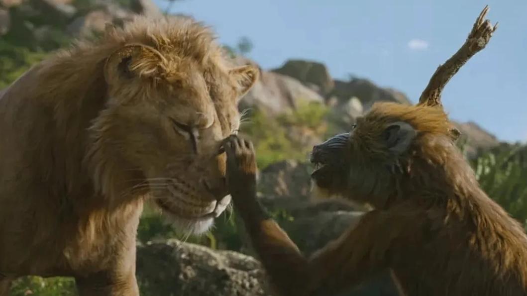 Una scena di Mufasa: Il Re Leone
