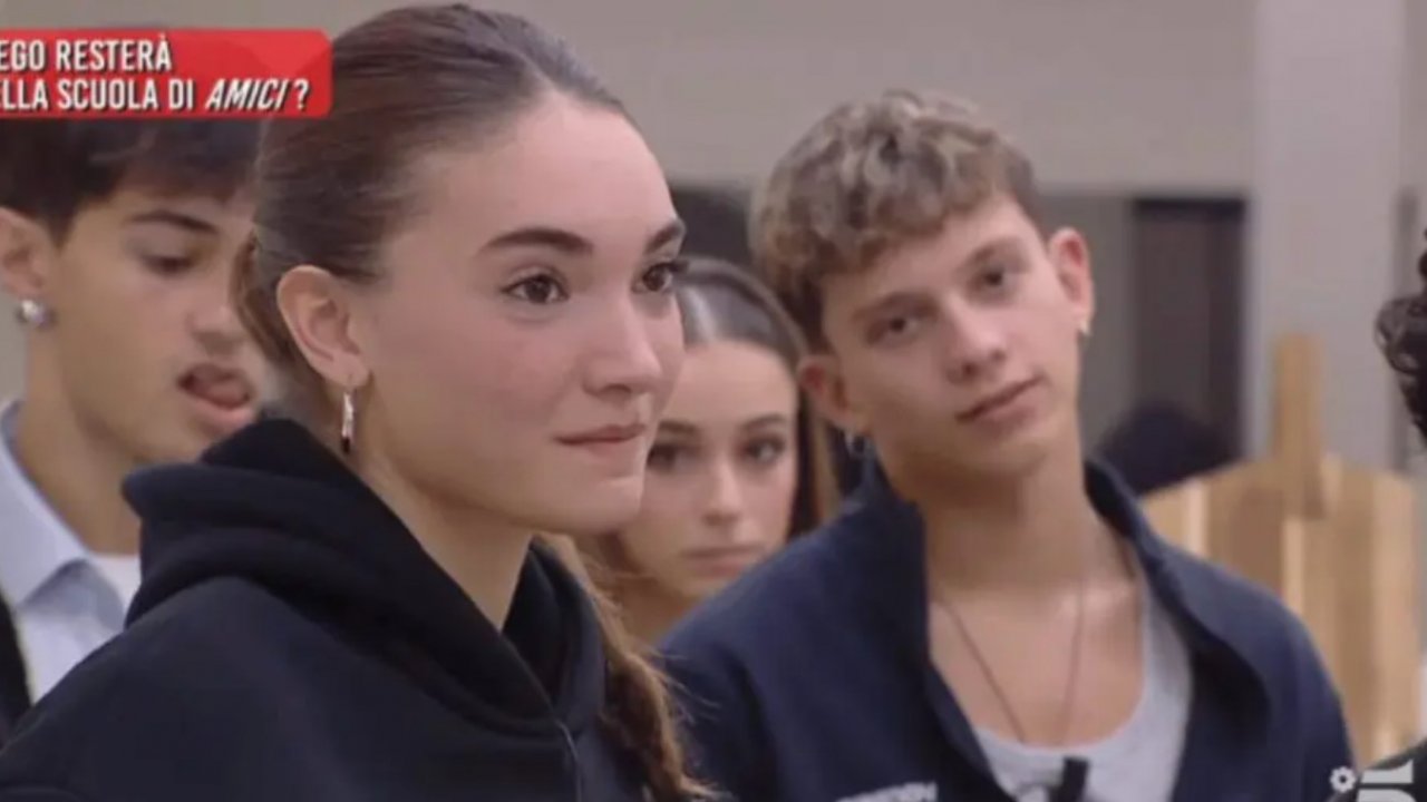 Antonia Nocca durante il pomeridiano di Amici