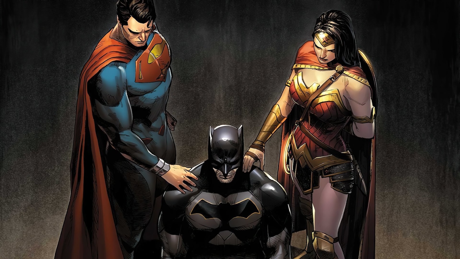 La triade della DC Comics: Superman, Batman e Wonder Woman