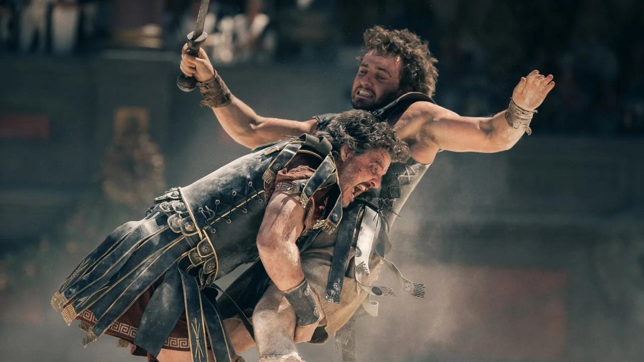 La furia di Paul Mescal e Pedro Pascal nell'arena de Il Gladiatore 2