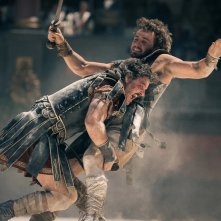 Il Gladiatore 2: Paul Mescal in una scena di lotta