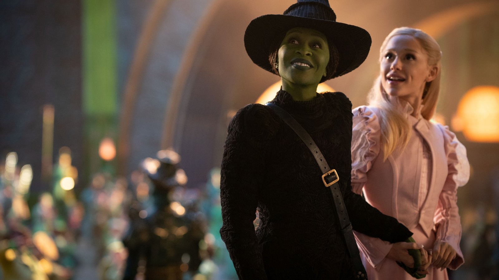 Elphaba e Glinda insieme a Oz